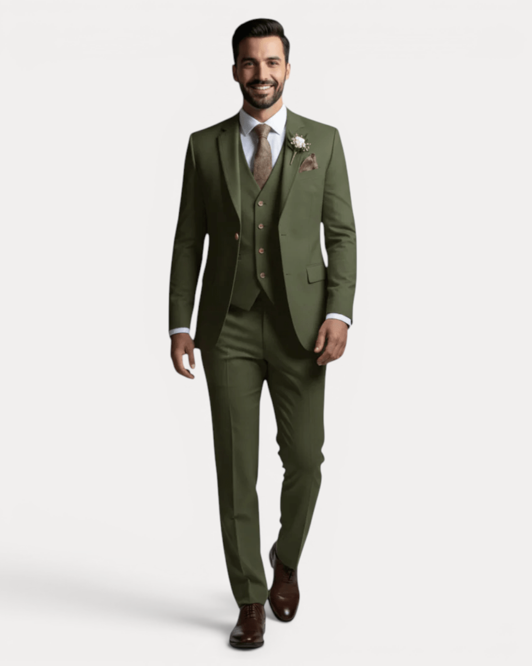 Traje de Tres Piezas a Medida para Hombre