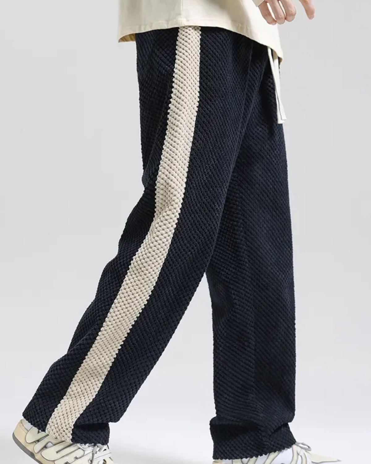 Pantalones de Chándal para Hombre de Terciopelo Acanalado