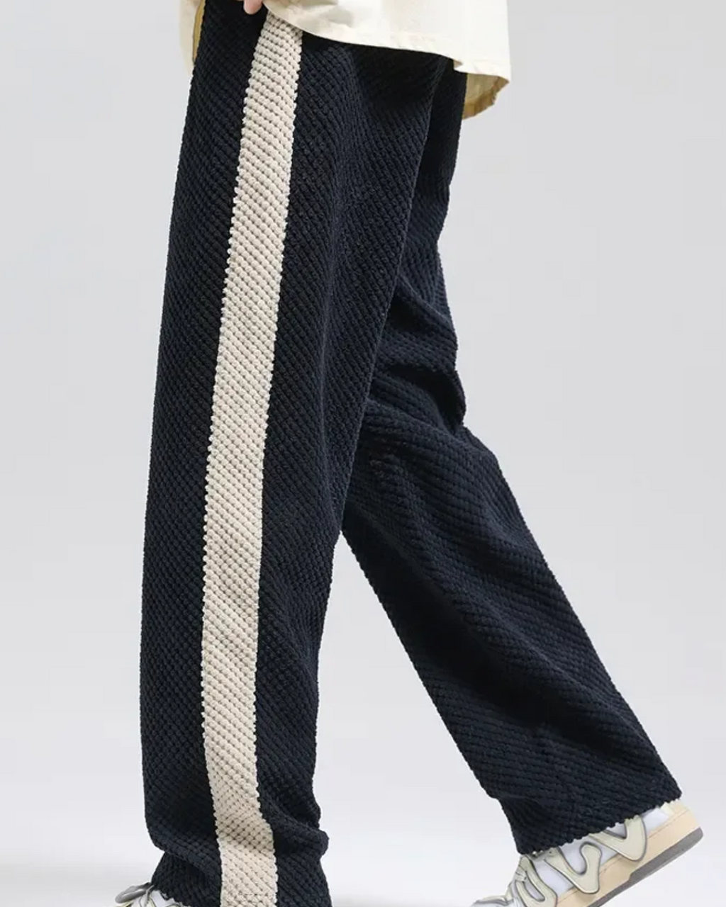 Pantalones de Chándal para Hombre de Terciopelo Acanalado