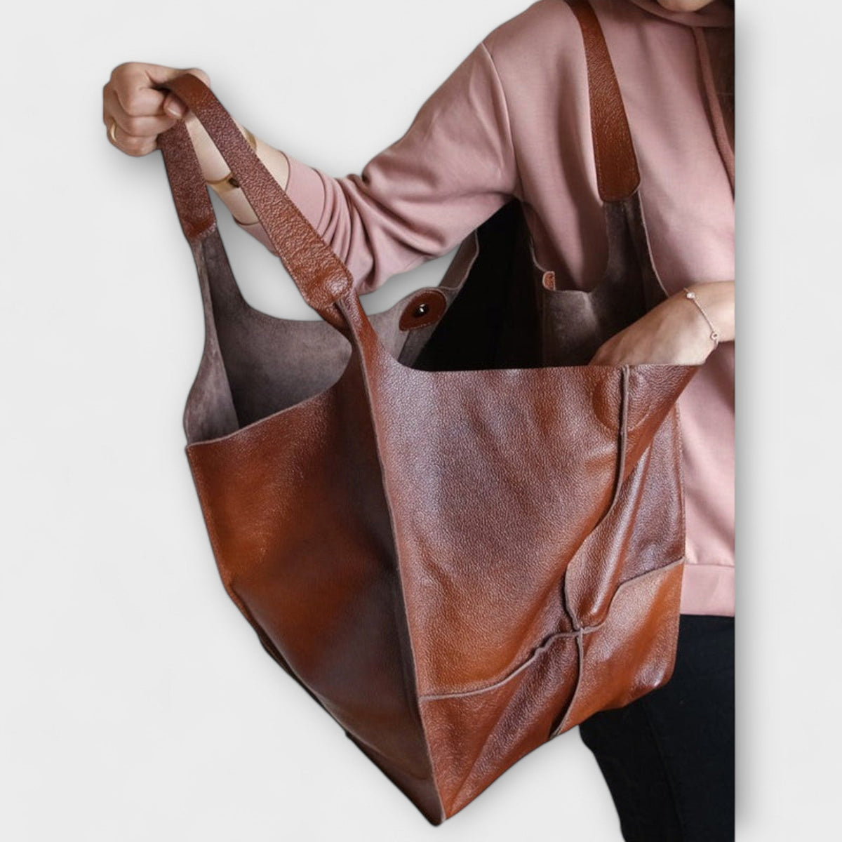 Bolso Oversize de Mujer de Piel Sintética