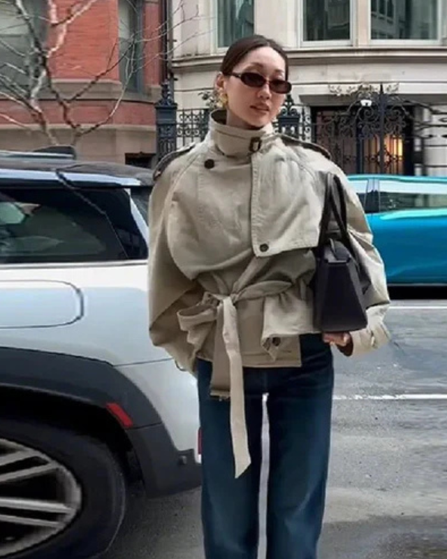 Gabardina Oversize para Mujer