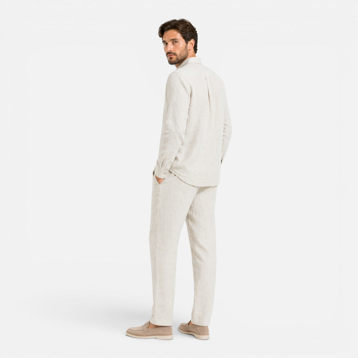 Conjunto de Verano de Lino para hombre