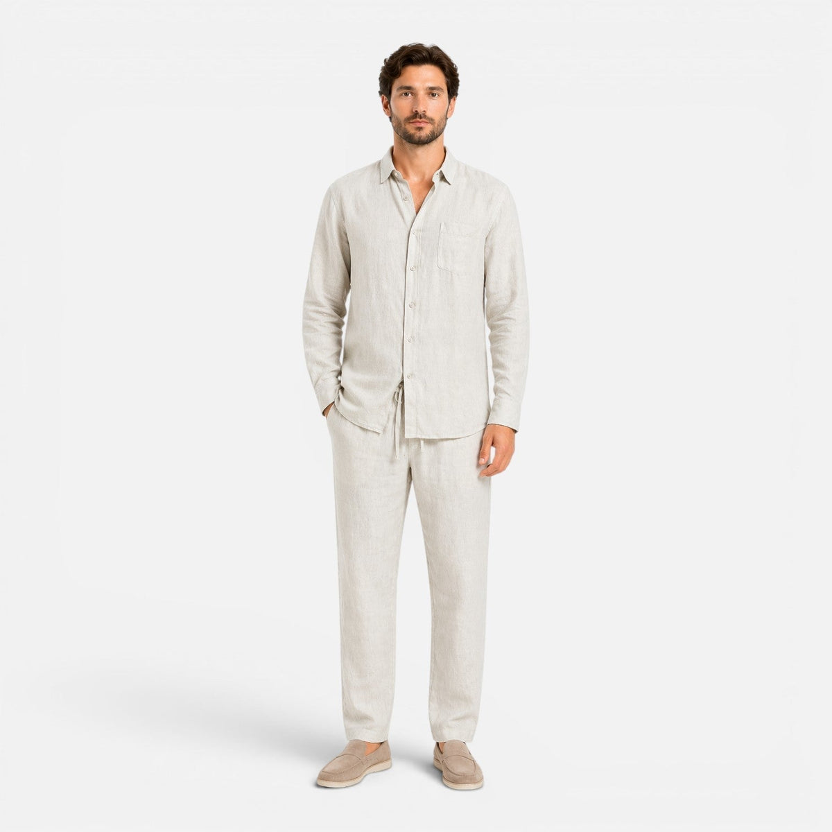 Conjunto de Verano de Lino para hombre