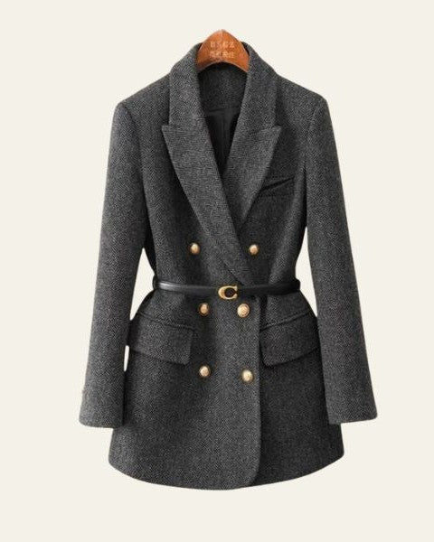 Chaqueta Blazer de Doble Botonadura para Mujer