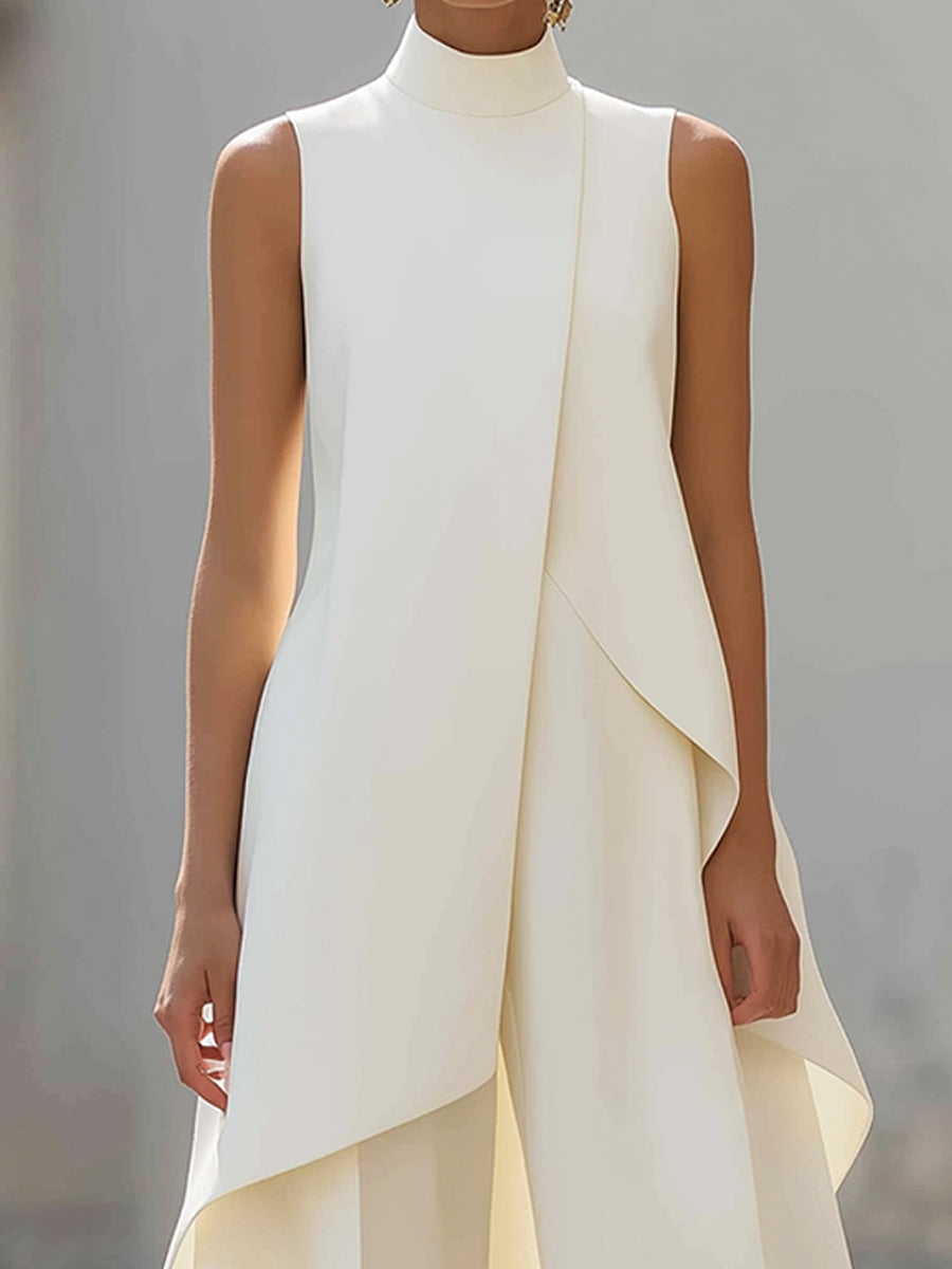 Catalina | Conjunto de Top de Cuello Alto y Pantalón para Mujer