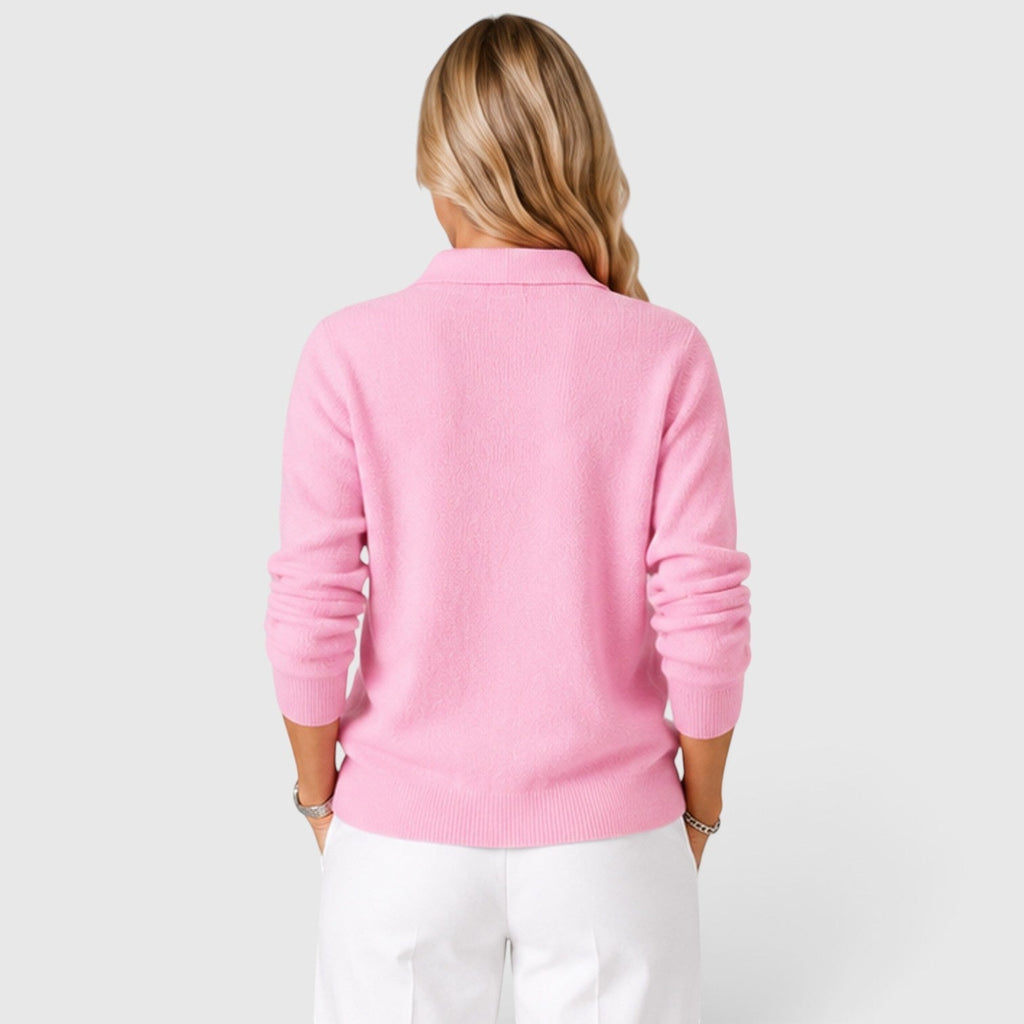 Chaqueta de Punto para Mujer con Cuello