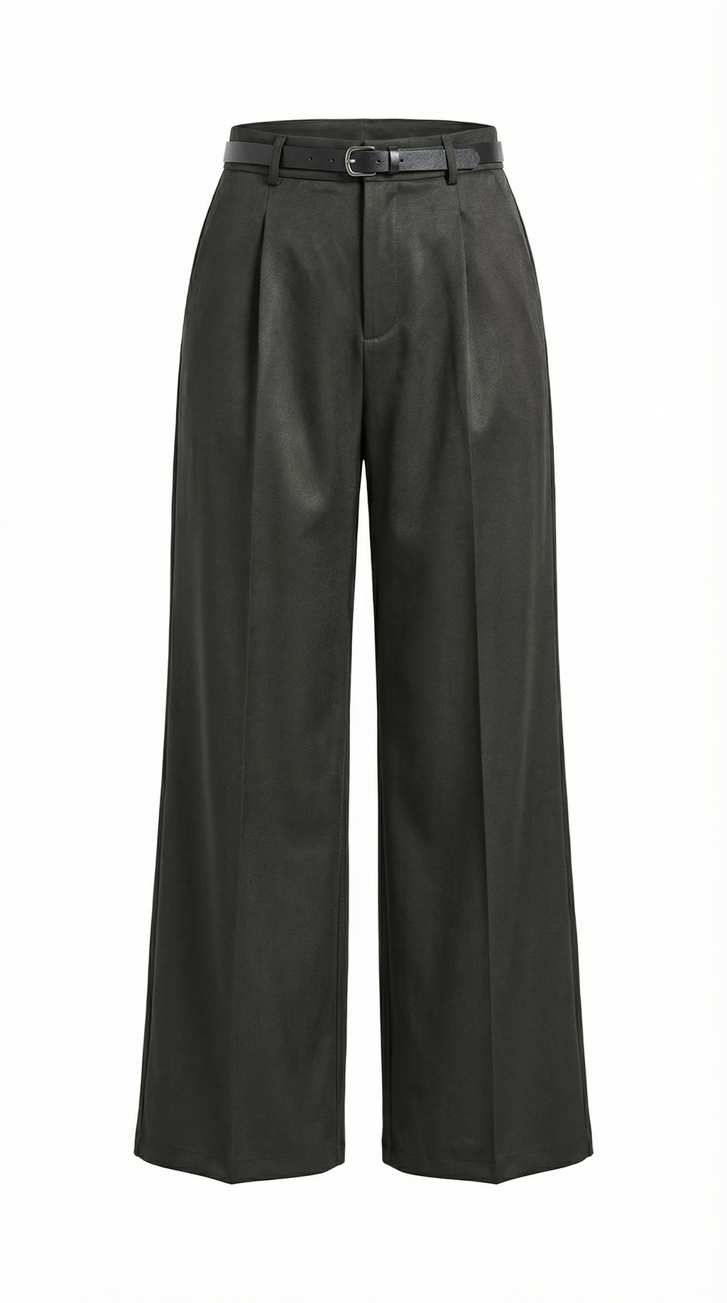Pantalones de Mujer de Pierna Ancha y Corte Fluido