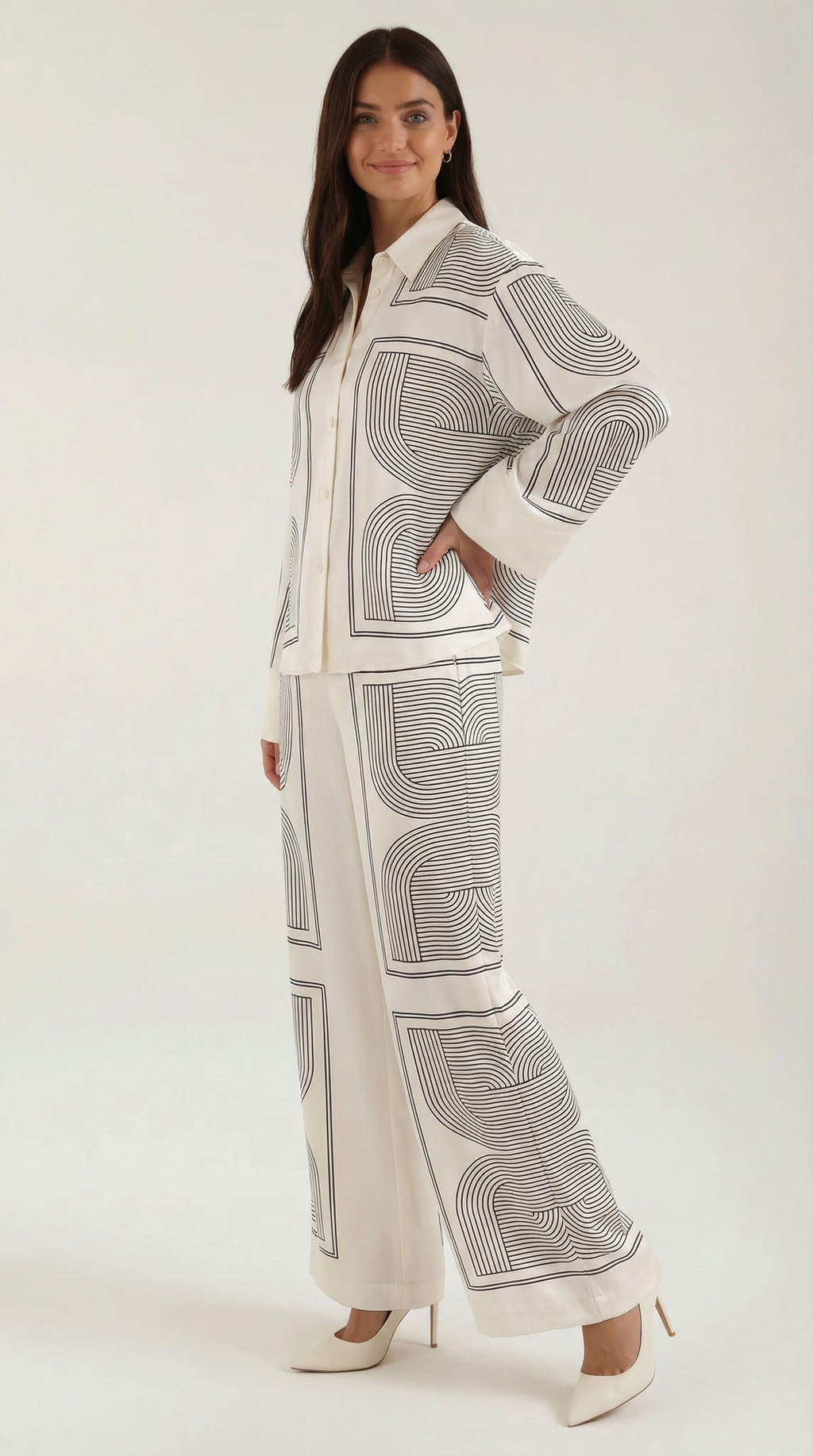 Pantalones de Mujer de Pierna Ancha Estampados