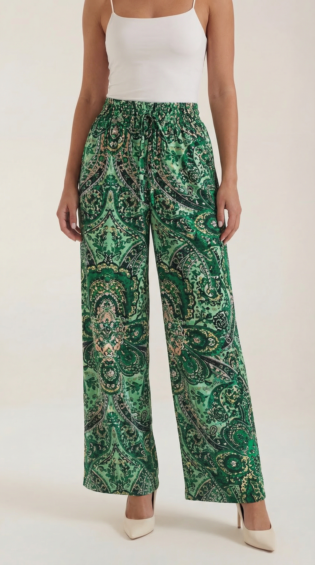Pantalones de mujer con Estampado Paisley